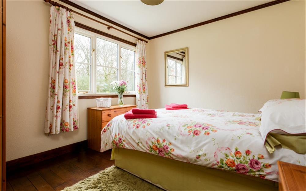 One of the bedrooms at The Grooms in Brockenhurst
