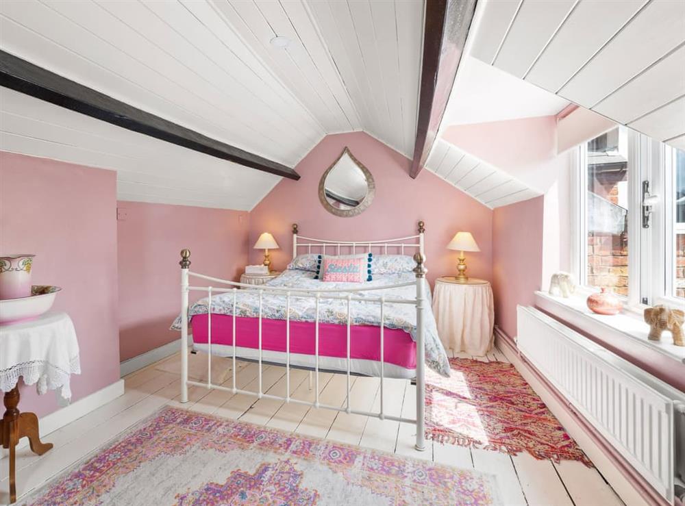 Bedroom at The Grooms Cottage in Bishops Castle, Shropshire