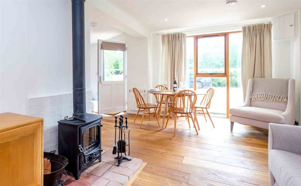 Living area at The Half House in Iken, Suffolk