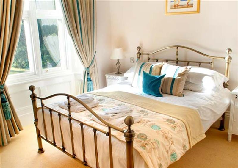 One of the 10 bedrooms at The Hall, Belford