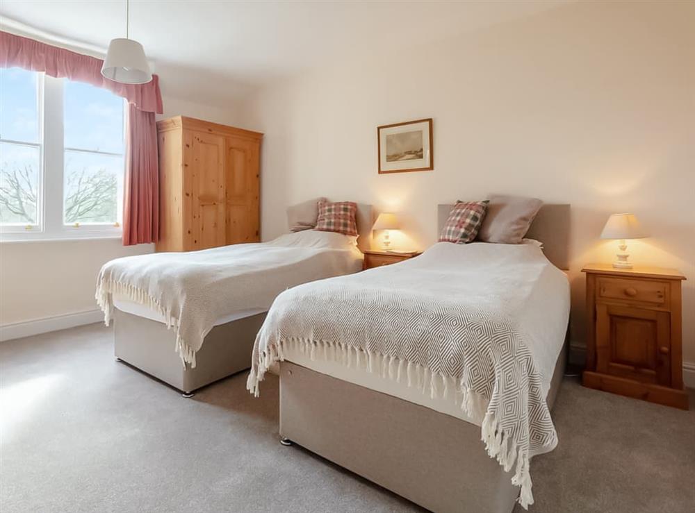 Twin bedroom at The Hall in Norton Disney, Lincolnshire