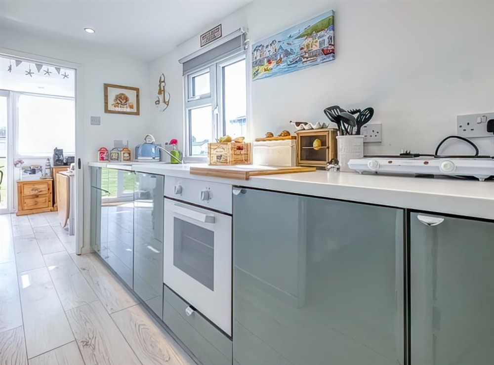 Kitchen at The Happy Hedgehog in Mundesley, Norfolk