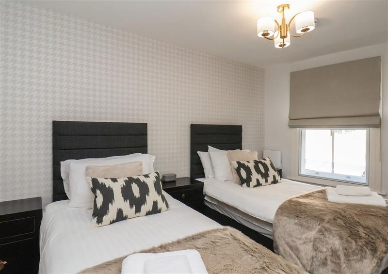One of the 2 bedrooms at The Harbour Den, Whitby