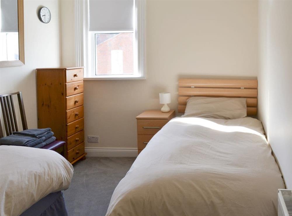 Comfortable twin bedroom at The Harbour Masters House in Bridlington, North Humberside
