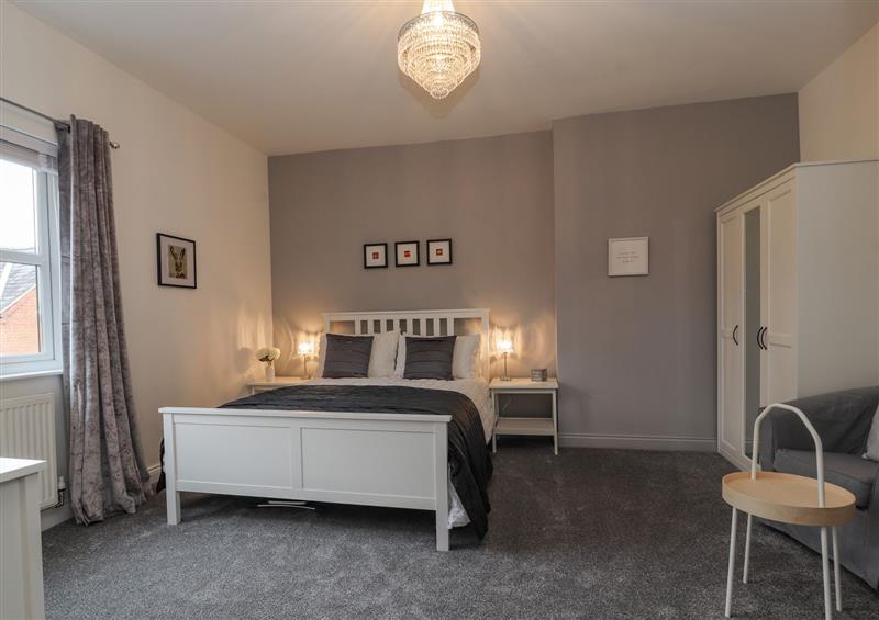 This is the bedroom at The Hare, Aston Juxta Mondru near Worleston