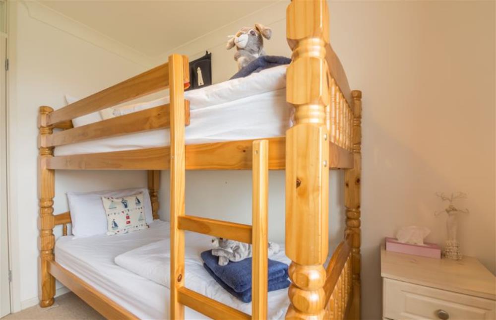 Ground floor: Bedroom three, bunk room at The Hares, Brancaster near Kings Lynn