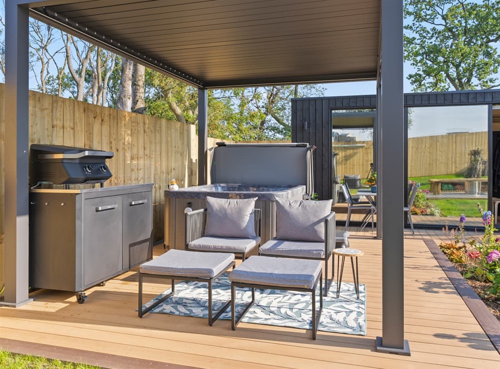 Outdoor area at The Hares Form in Newcastle Upon Tyne, Northumberland