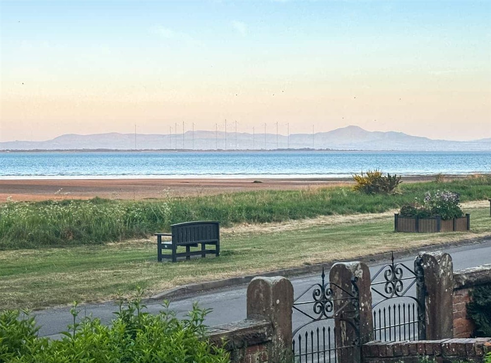 View from front garden at The Haven in Annan, Dumfriesshire