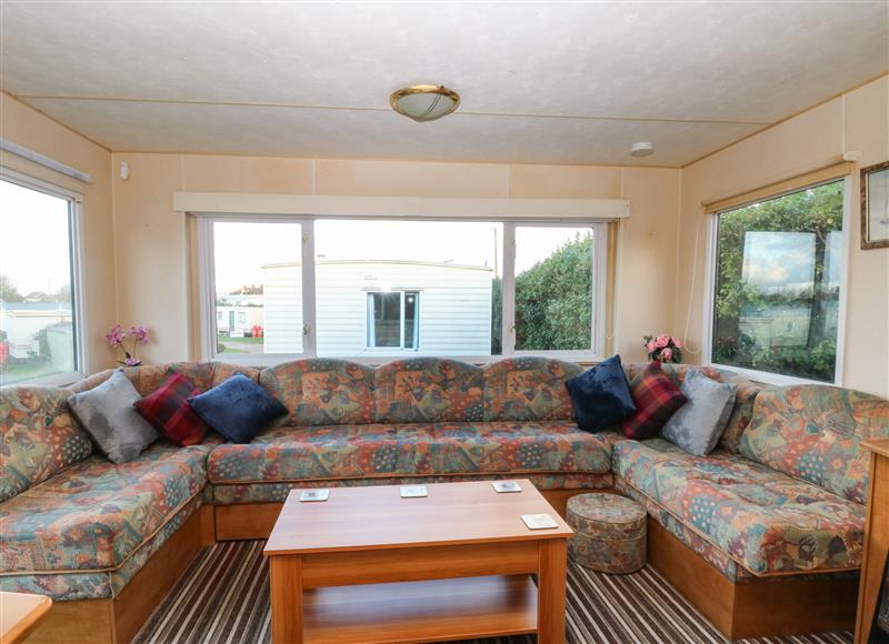 The living area at The Haven, Bacton