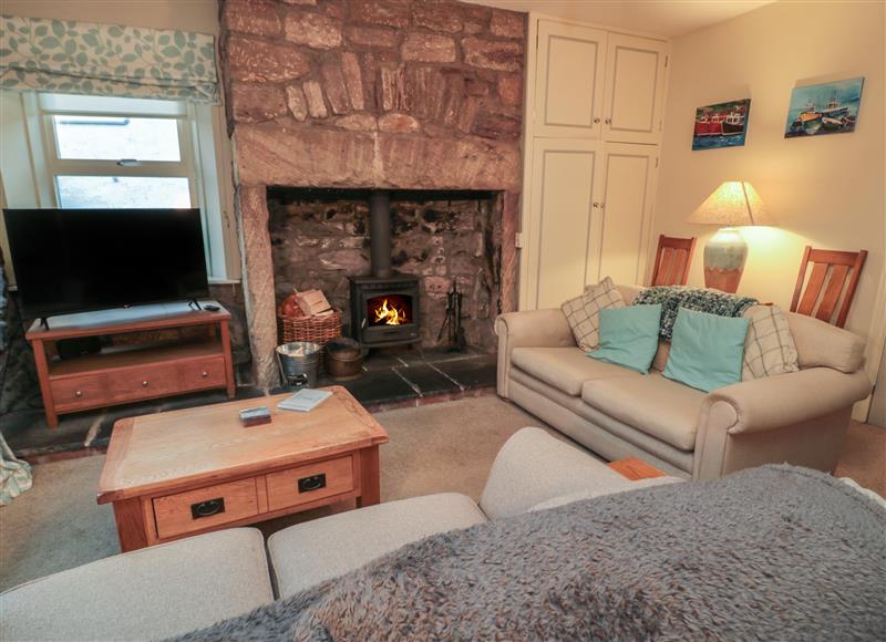 Enjoy the living room at The Haven, North Sunderland near Seahouses