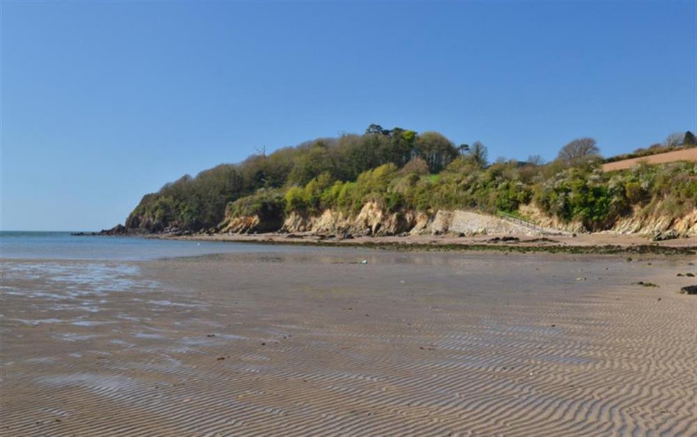 Nearby Mothercombe beach at The Haven in Noss Mayo