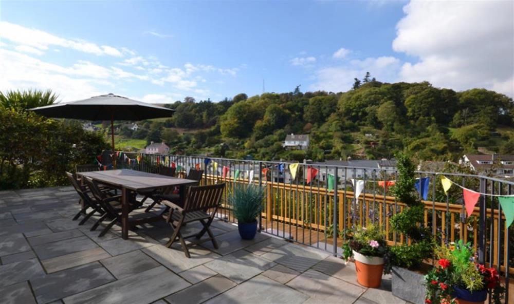 terrace at The Haven in Noss Mayo