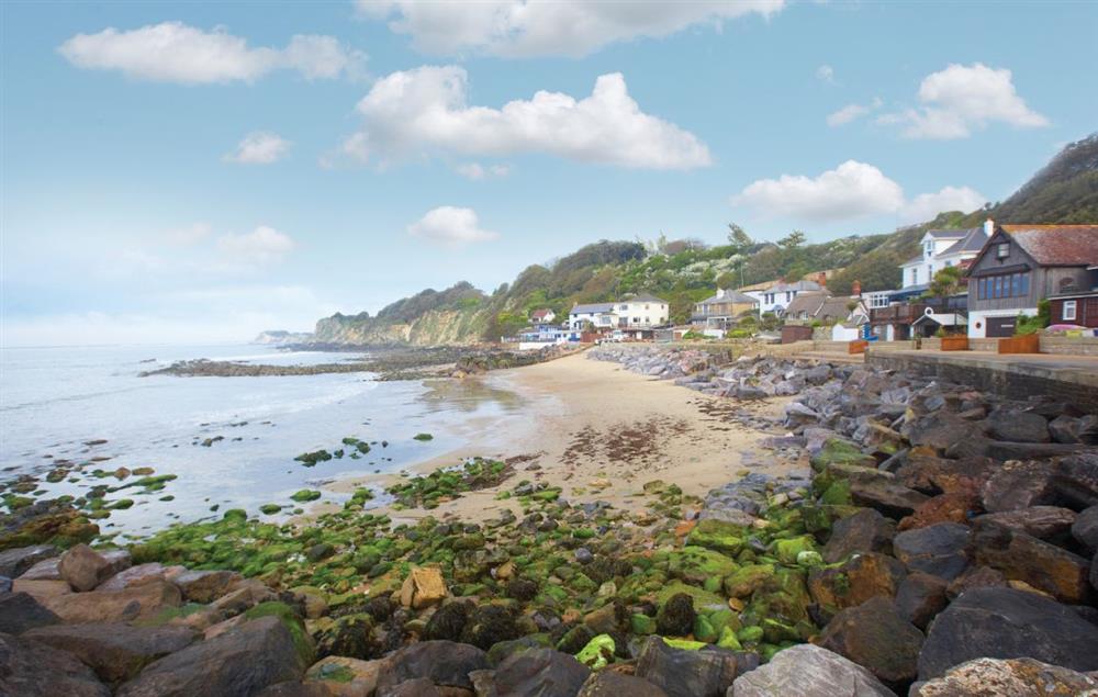 The secluded Steephill Cove is a five minute stroll away