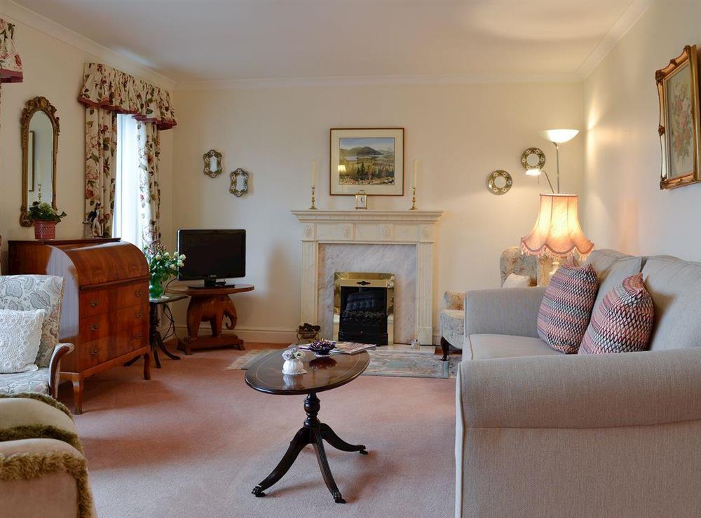 Comfortable living room at The Hawthorns in Bassenthwaite, near Keswick, Cumbria