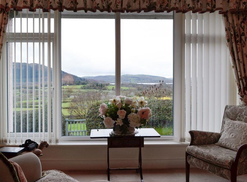 Living room with stunning window views (photo 2) at The Hawthorns in Bassenthwaite, near Keswick, Cumbria