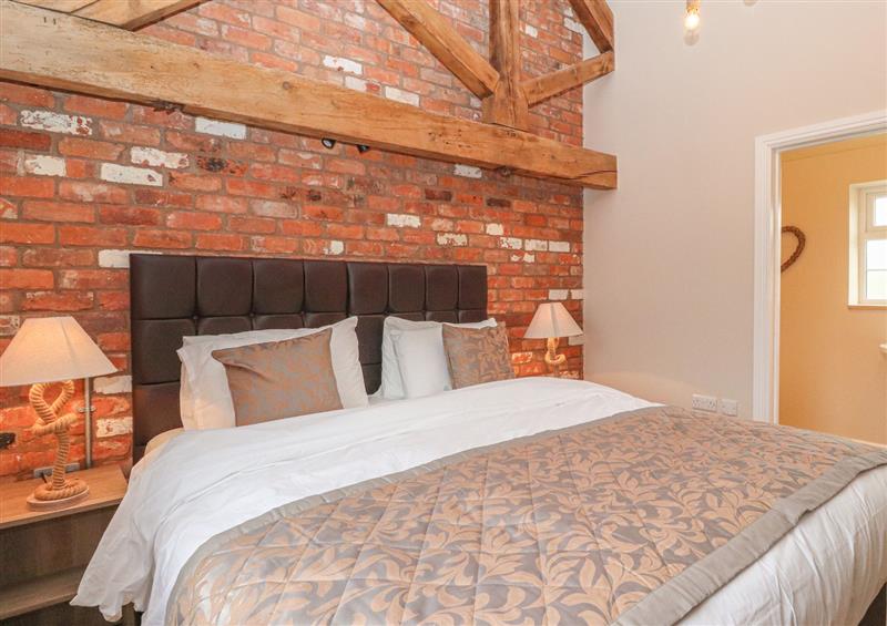 One of the bedrooms at The Hay Barn, Chester