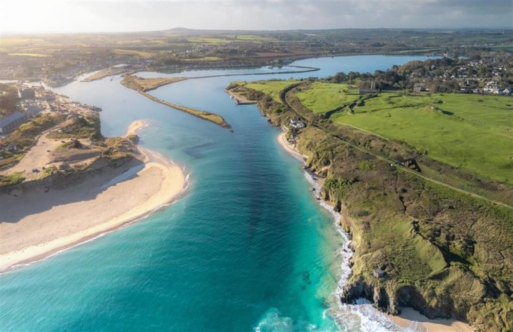 The beautiful estuary separates Hayle and Lelant