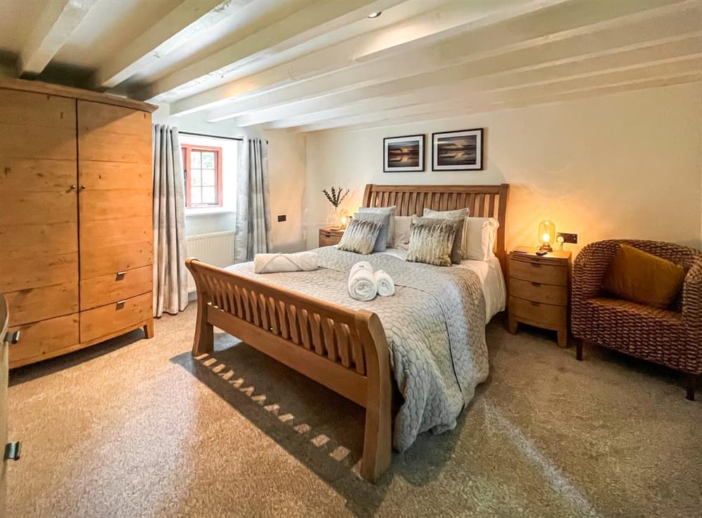 Double bedroom at The Hay Loft in Carnell Green, near Camborne, Cornwall