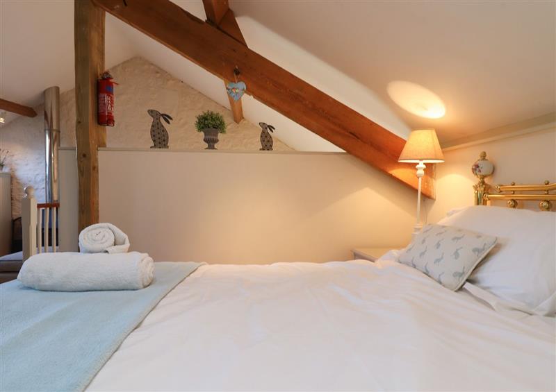One of the bedrooms at The Hay Loft, Colyton