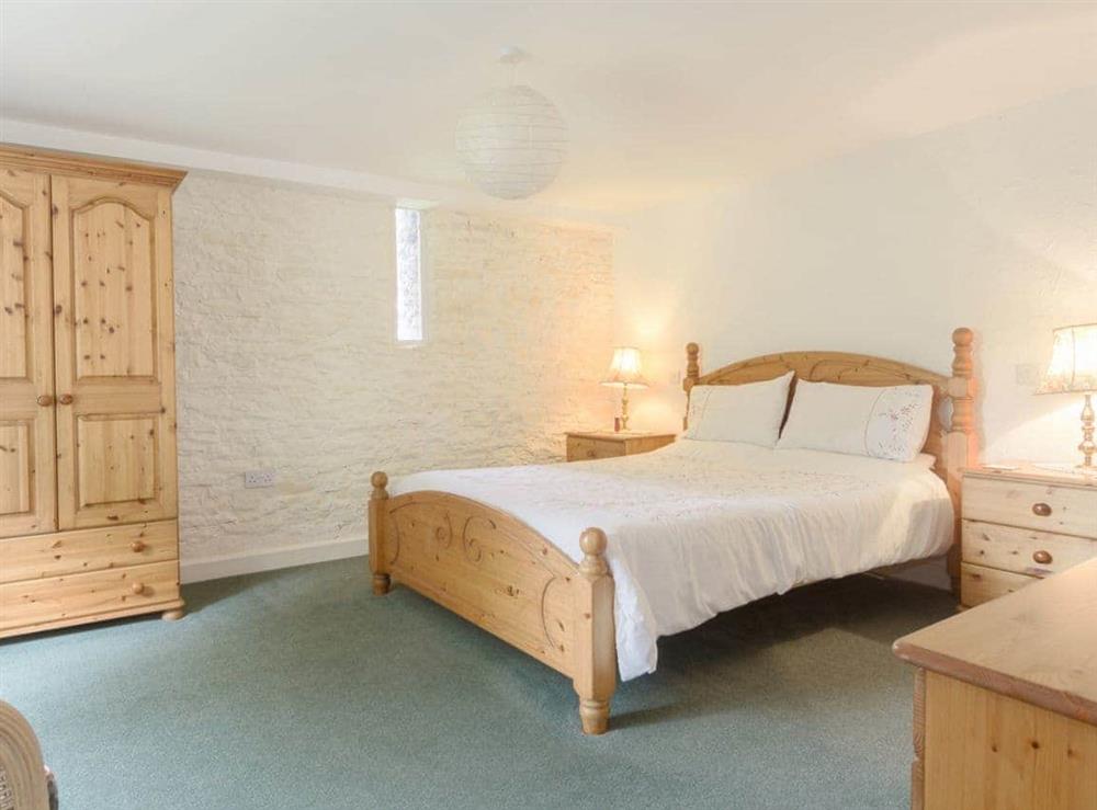 Large double bedroom at The Haybarn in Devauden, nr Chepstow, Gwent