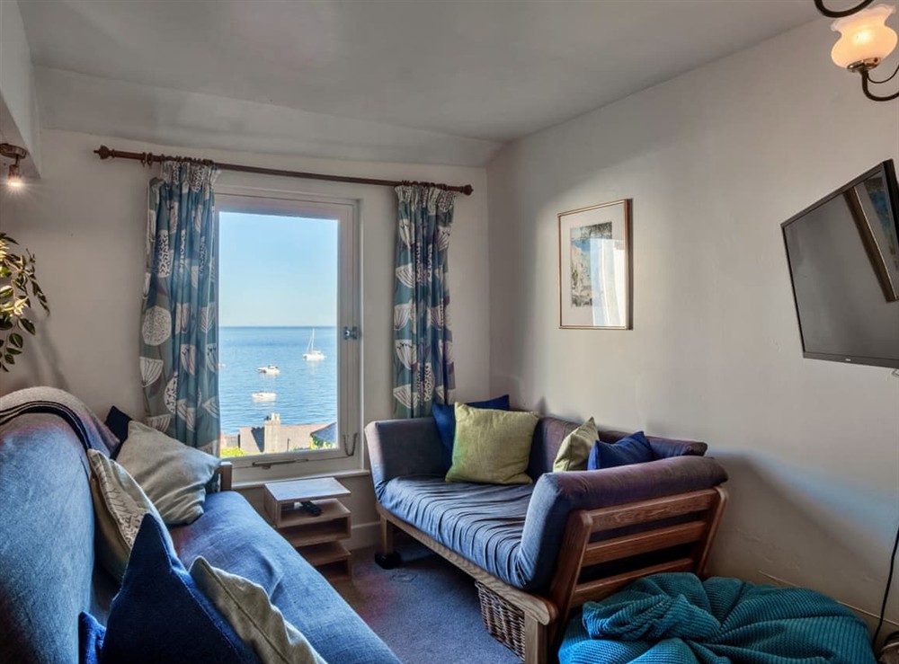 Living area at The Haybarn in Kingsand and Cawsand, Cornwall