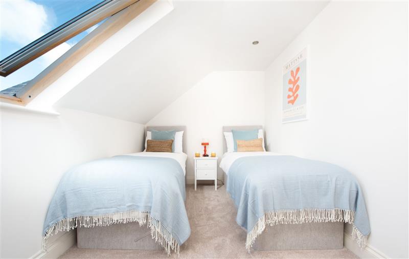 A photo of the bedroom at The Haybarn, Cornwall