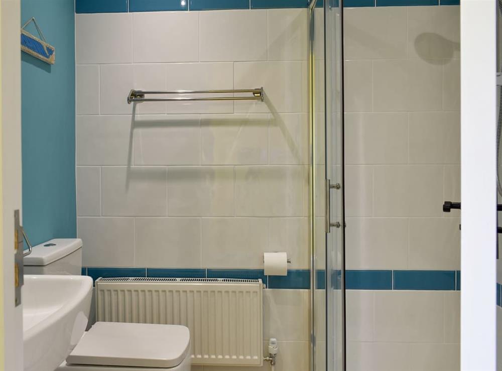 Shower room at The Hayloft in Bagber, near Sturminster Newton, Dorset