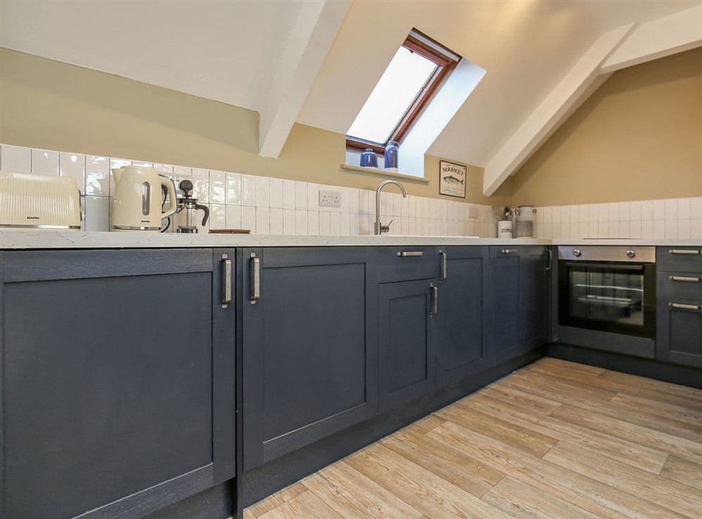 Kitchen at The Hayloft in Beadnell, Northumberland