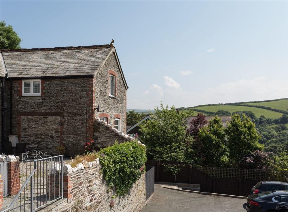 Delightful end-terraced property, refurbished in 2018 (photo 2) at The Hayloft in Boscastle, near Bodmin, Cornwall