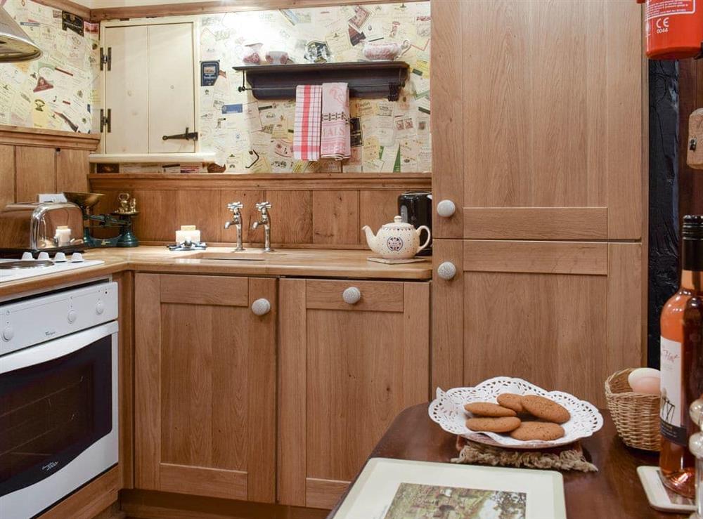 Convenient dining area within kitchen at The Hayloft in Glaisdale, Nr Whitby, North Yorkshire., Great Britain