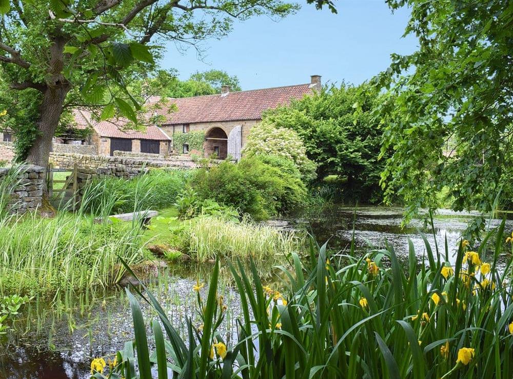 The pool and gym are housed in a beautifully restored farm building at The Hayloft in Glaisdale, Nr Whitby, North Yorkshire., Great Britain
