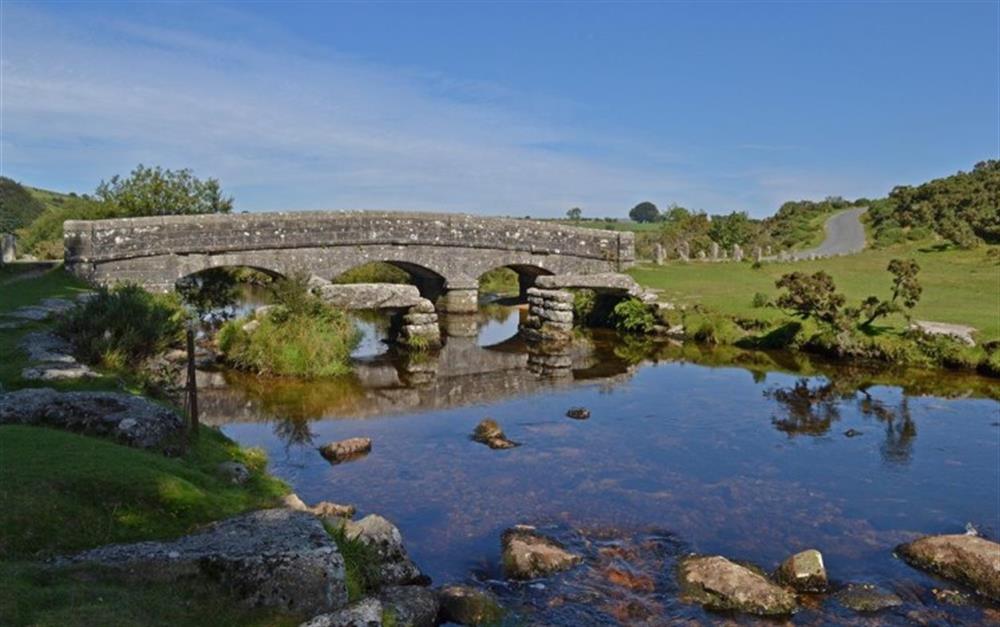 A Dartmoor clapper bridge.