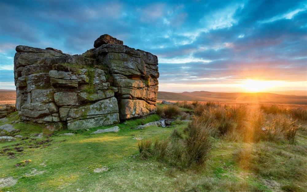 Watch the sunset from South Hessary Tor, near Princetown! at The Hayloft in Haytor