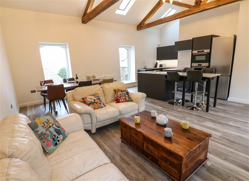 Relax in the living area at The Hayloft, Keisley near Appleby-In-Westmorland