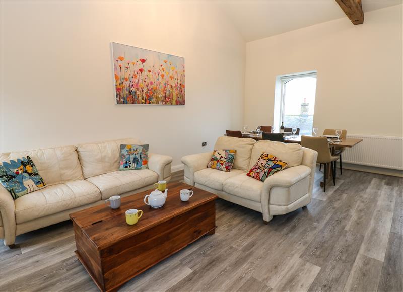 The living room at The Hayloft, Keisley near Appleby-In-Westmorland