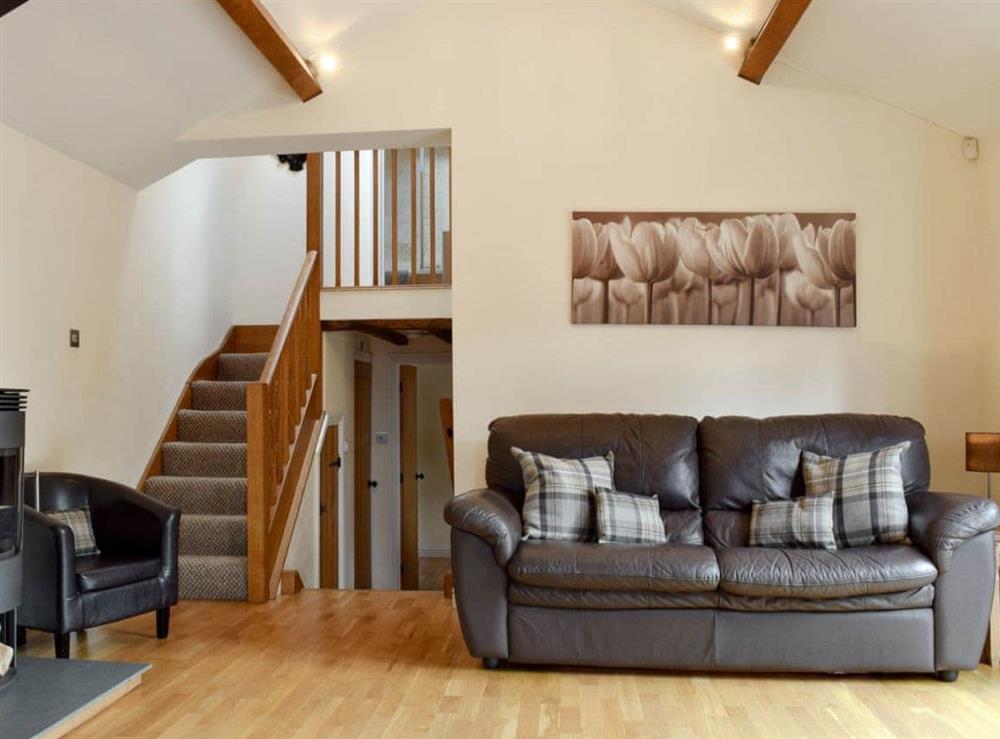 Comfortable living area at The Hayloft in Kidderminster, Worcestershire
