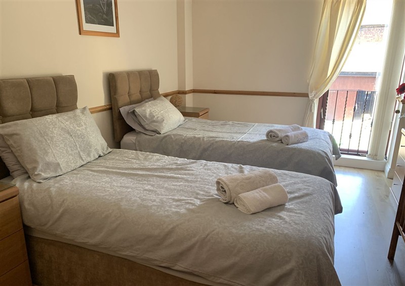 A bedroom in The Hayloft at The Hayloft, near Wigton