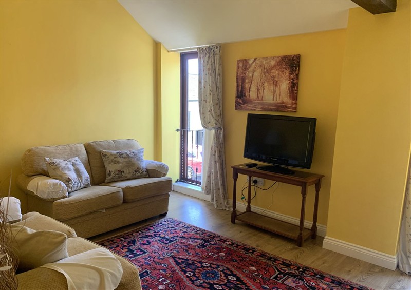 The living room at The Hayloft, near Wigton