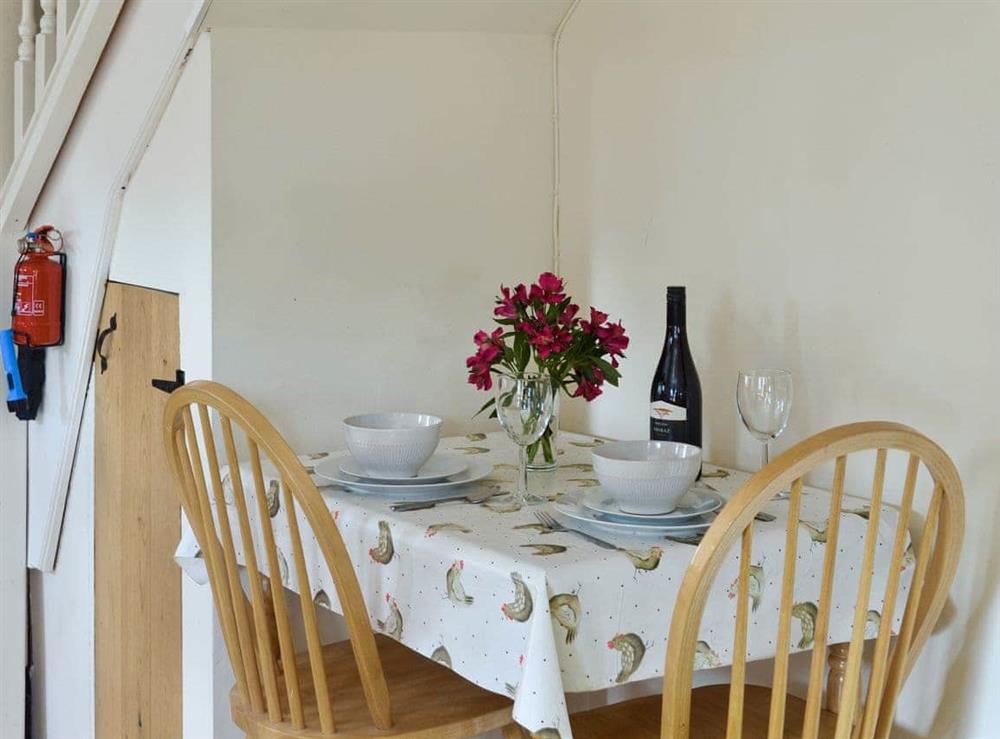 Intimate dining area at The Hayloft in Northiam, near Rye, East Sussex