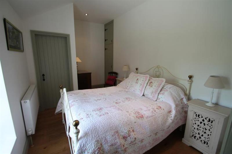 Double bedroom at The Hayloft, Oare