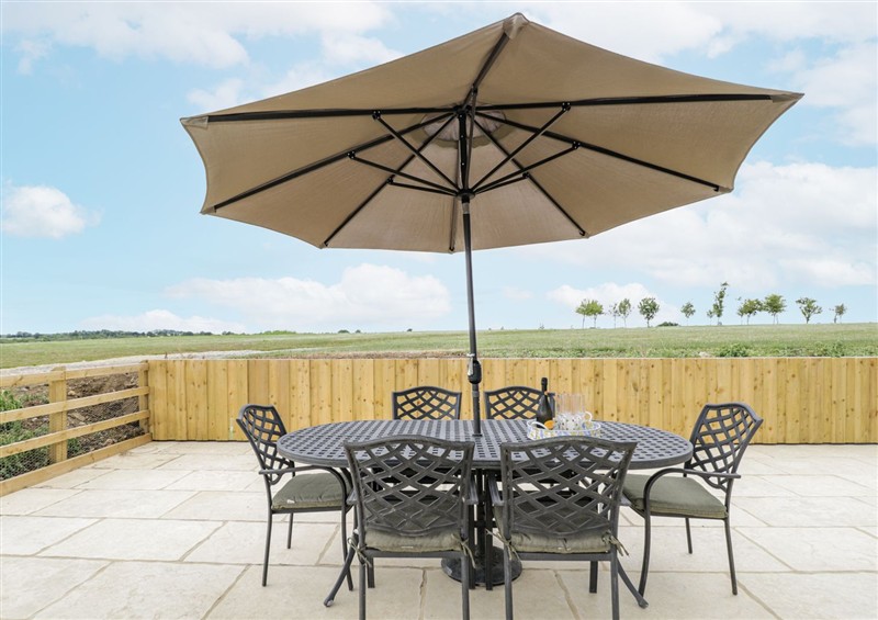 Enjoy a cup of tea on the patio