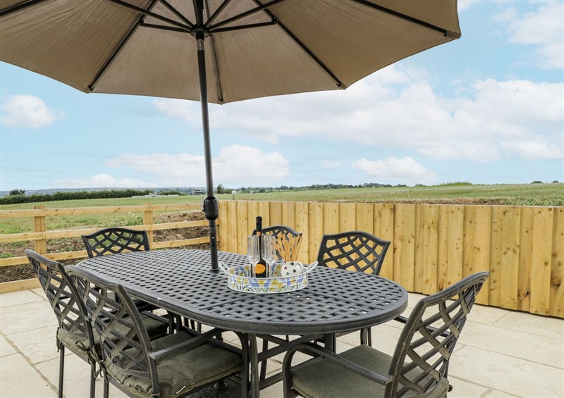 Enjoy a glass of wine on the patio