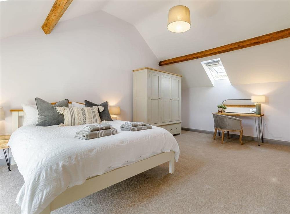 Double bedroom at The Hayloft in Whitchurch, Shropshire