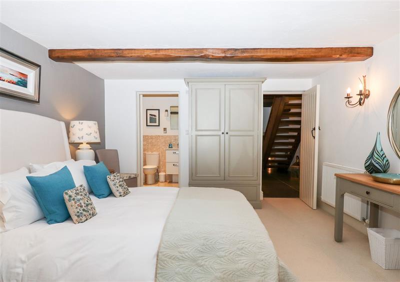 This is a bedroom at The Hayloft, Woolston near Malborough