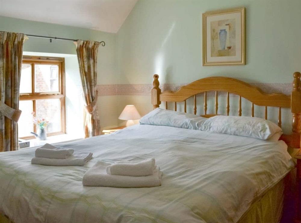 Peaceful double bedroom at The Hayloft in York, North Yorkshire