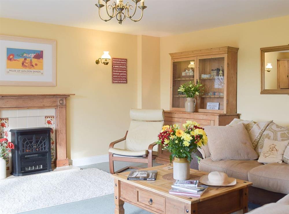 Living area at The Hays Annexe in Burton, Dyfed