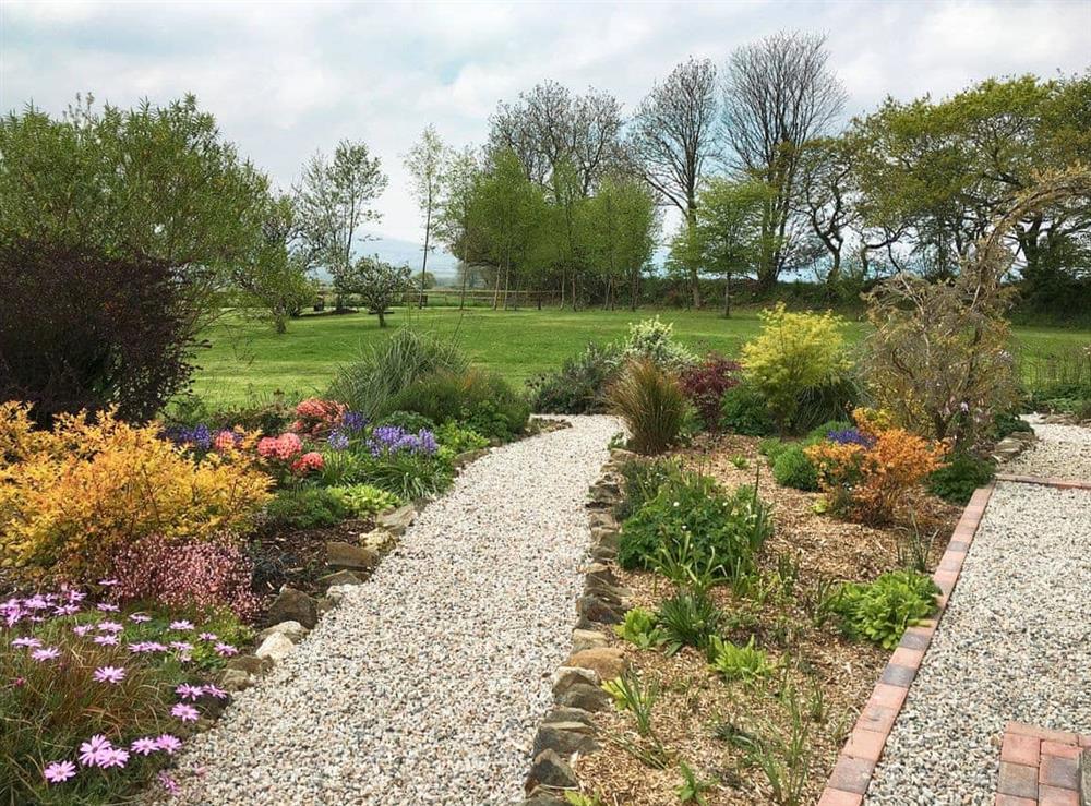 Beautiful garden at The Headmasters Cottage in South Hill, near Callington, Cornwall