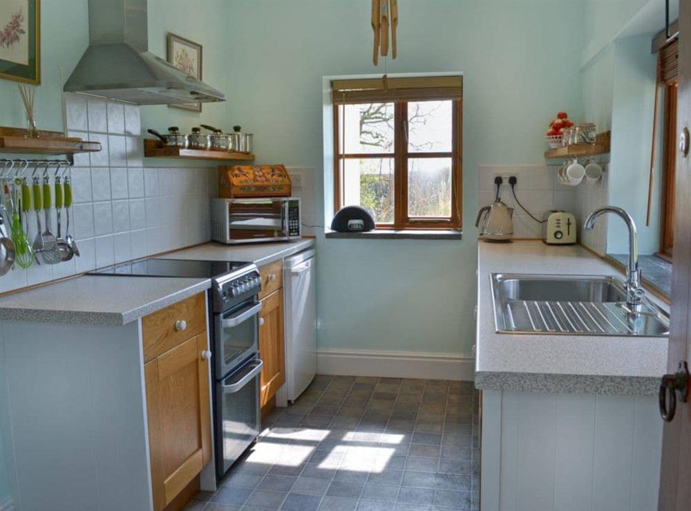 Generously sized�kitchen at The Headmasters Cottage in South Hill, near Callington, Cornwall