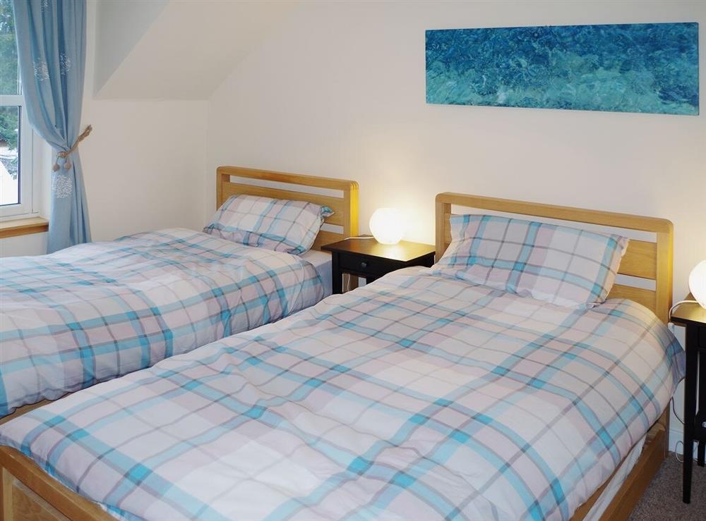 Twin bedroom at The Heathers in Boat of Garten, Inverness-Shire