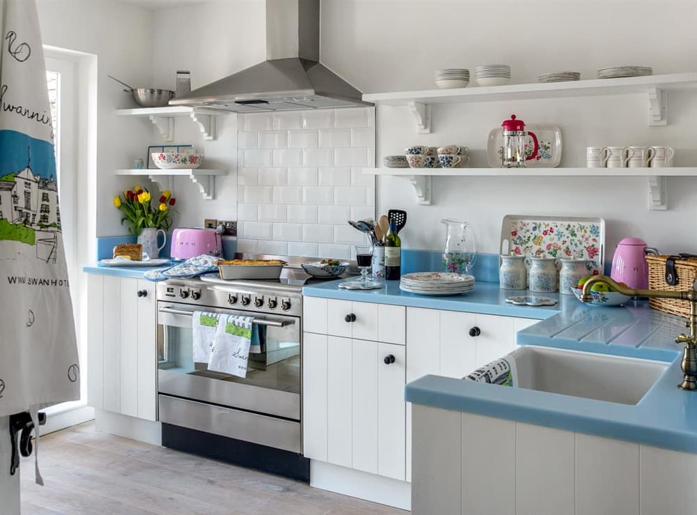 Kitchen at The Hedgehog in Newby Bridge, near Lowick, Cumbria